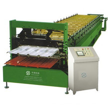 New Condition match metal roofing sheet double layer cold roll making machine